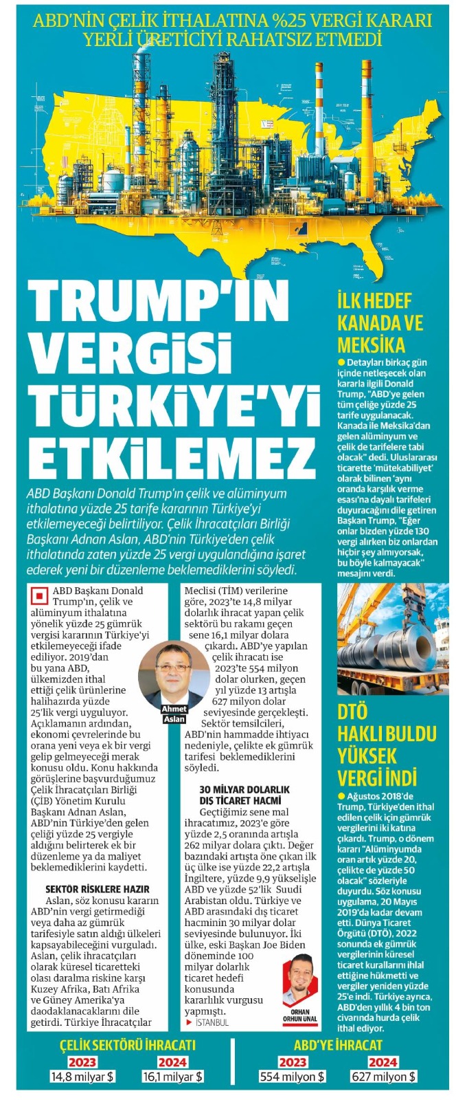 Trump'ın vergisi Türkiye'yi etkilemez